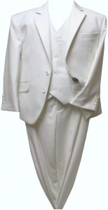 BOYS CLASSY SUITS 3PC (WHITE)